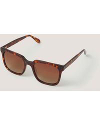 Monsoon - Acetate Tort Square Sunglasses - Lyst