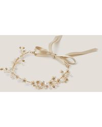 Monsoon - Pearl Flower Crown - Lyst