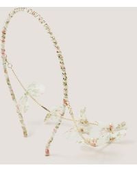 Monsoon - Embellished Floral Chain Headband - Lyst