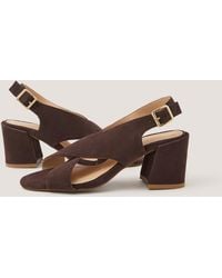 Monsoon - Cally Leather Block Heels - Lyst