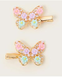 Monsoon - 2-pack Daisy Butterfly Clips - Lyst