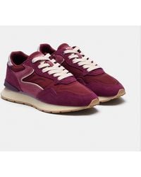 Monsoon - Hoff City Suede Trainers Red - Lyst