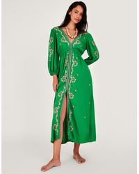 Monsoon Marina Sequin Maxi Dress in Metallic Lyst UK