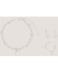 Monsoon - Beaded Pearl Jewellery Set - Lyst