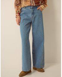 Monsoon - Lillian Wide Leg Jeans Blue - Lyst