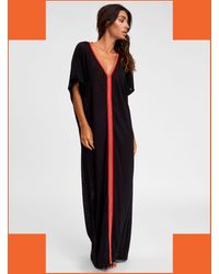 Monsoon - Pitusa Inca Abaya Maxi Sundress Black - Lyst