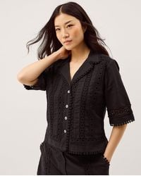 Monsoon - Irina Lace Trim Shirt - Lyst