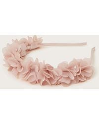 Monsoon - Ruffle Bridesmaid Headband Pink - Lyst