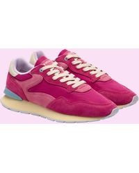 Monsoon - Hoff City Suede Trainers Pink - Lyst