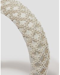 Monsoon - Pearl Beaded Headband - Lyst