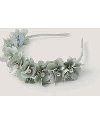 Monsoon - Corsage Floral Pearl Headband - Lyst