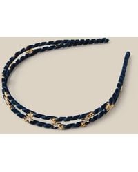 Monsoon - Star Embellished Double Twist Headband - Lyst