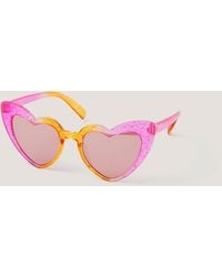 Monsoon - Glitter Ombré Heart Sunglasses - Lyst