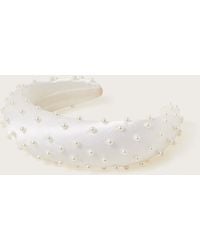 Monsoon - Pearl Padded Bridal Headband - Lyst