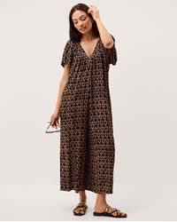 Monsoon - Arti Print Wide Leg Jumpsuit - Lyst