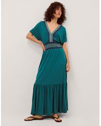 Monsoon - Jacqui Jersey Midi Dress - Lyst
