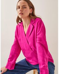 Monsoon - Tulip Collar Top - Lyst