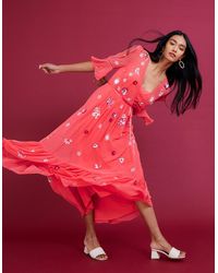 Monsoon Cotton Elissia Embellished Midi 