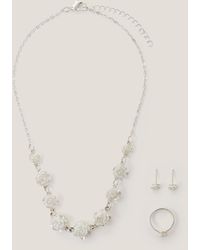 Monsoon - Rose Jewellery Set - Lyst