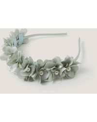 Monsoon - Corsage Floral Pearl Headband - Lyst