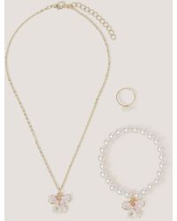 Monsoon - Floral Butterfly Jewellery Set - Lyst