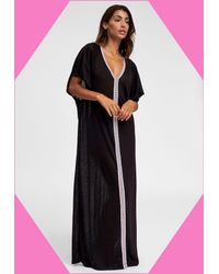 Monsoon - Pitusa Inca Abaya Maxi Sundress Black - Lyst