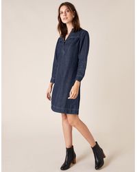 monsoon isla denim dress