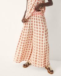 Monsoon - Maddie Floral Print Wide Leg Trousers - Lyst