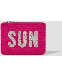 Monsoon - 'sun' Beaded Coin Purse - Lyst