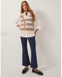 Monsoon - Cassie Kick Flare Jeans Blue - Lyst