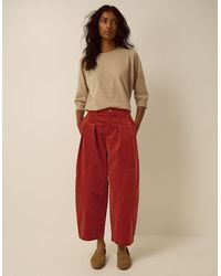 Monsoon - Mabel Corduroy Barrel Trousers - Lyst