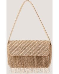 Monsoon - Fern Beaded Tassel Shoulder Bag - Lyst