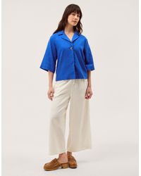 Monsoon - Emily Linen Blend Shirt - Lyst