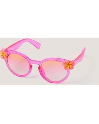 Monsoon - Hibiscus Glitter Round Sunglasses - Lyst