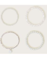 Monsoon - 4-pack Embellished Bridesmaid Bracelets - Lyst