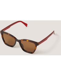 Monsoon - Acetate Tort Wayfarer Sunglasses - Lyst