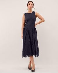 Monsoon - Lydia Sleeveless Lace Midi Dress - Lyst