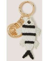 Monsoon - Beaded Fish Bag Charm - Lyst
