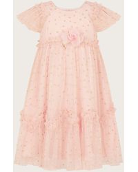 Monsoon - Baby Issey Rose Dress Pink - Lyst