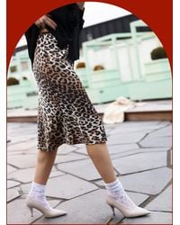 Monsoon - Crās Tail Leopard Print Midi Skirt Leopard - Lyst