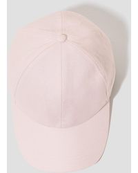 Monsoon - Isha Linen Baseball Cap Pink - Lyst