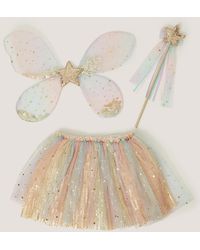 Monsoon - Girls Gold Sequin Rainbow Fairy Dress Up Set, Size: 3 Years - Lyst