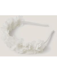 Monsoon - Corsage Floral Pearl Headband Ivory - Lyst