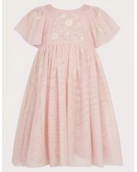 Monsoon - Baby Giselle Floral Dress Pink - Lyst