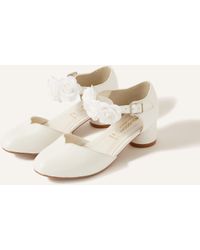 Monsoon - Corsage Two-part Heels Ivory - Lyst