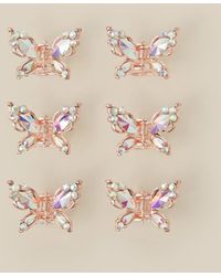 Monsoon - 6-pack Bridesmaid Butterfly Claw Clips Pink - Lyst