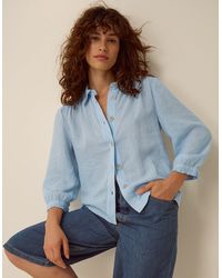 Monsoon - Emily Linen Blend Shirt - Lyst
