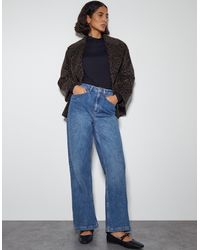 Monsoon - Ruby Wide Leg Jeans Blue - Lyst