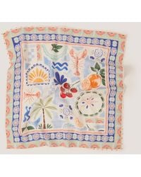 Monsoon - X Charlie Taylor Printed Square Scarf - Lyst