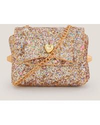 Monsoon - Mini Glitter Crossbody Bag - Lyst
